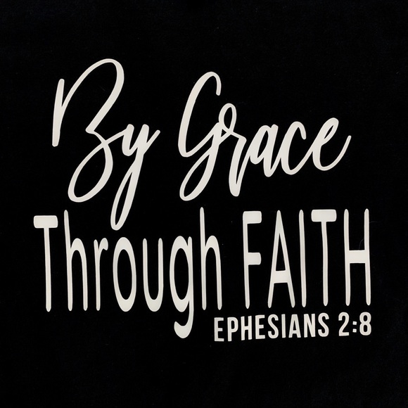 By Grace Through Faith Christian T-Shirt - Picture 4 of 9